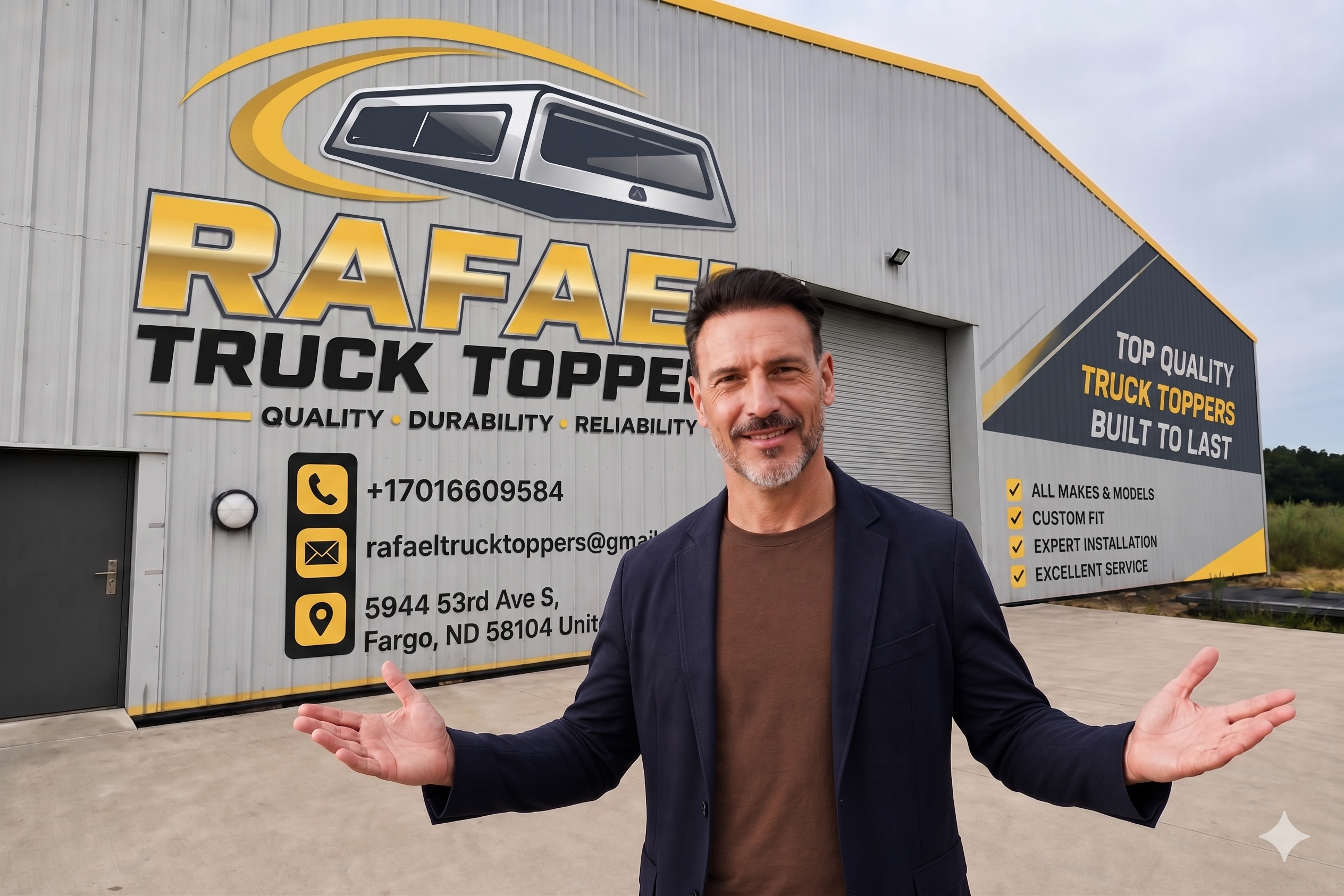 Rafael, owner of Rafael Truck Toppers & Parts